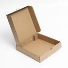 Коробка для пиццы, крафт, 30×30×6 см - Фото 3