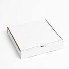 Коробка для пиццы, белая,  30 х 30 х 6 см - фото 318689100
