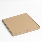 Коробка для пиццы, крафт, 50 х 50 х 4 см - Фото 1