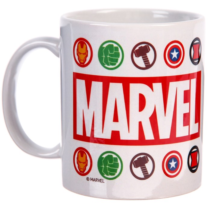 Кружка сублимация 350 мл "Marvel", Мстители - Фото 1