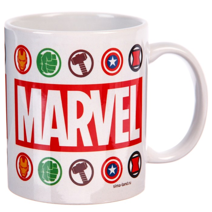 Кружка сублимация 350 мл "Marvel", Мстители - фото 1885248662