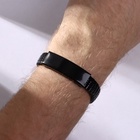 Браслет мужской «Каркас» тьма, цвет чёрный, d=6.5 см - Фото 2