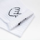 Носки женские MINAKU «With love» цвет белый, размер 36-37 (23 см) - Фото 2