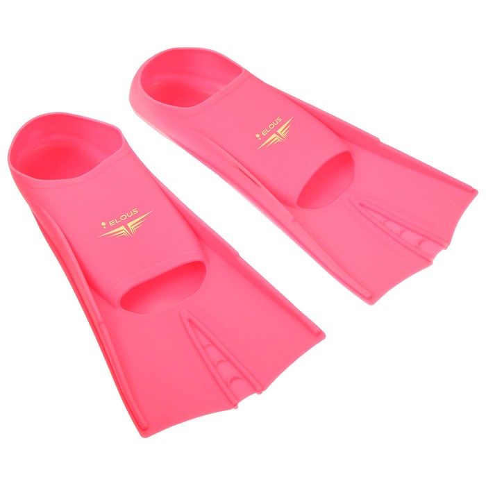 Ласты для бассейна Elous ES35, размер 30-32, цвет розовый - Фото 1