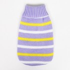 Свитер «Полоски», 3XL (ДС 46, ОШ 46, ОГ 38-64 см) - Фото 9