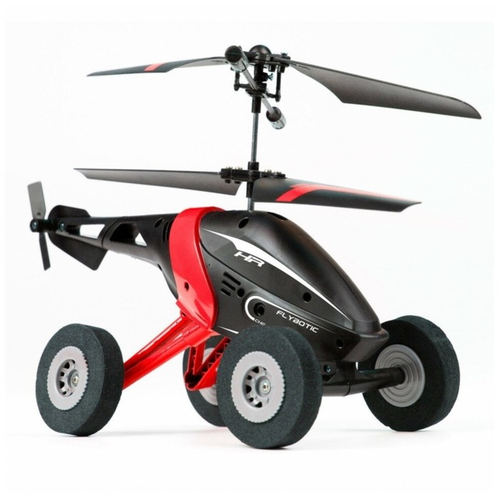 Вертолёт Flybotic Air Wheelz, двухканальный, цвет красный - Фото 1