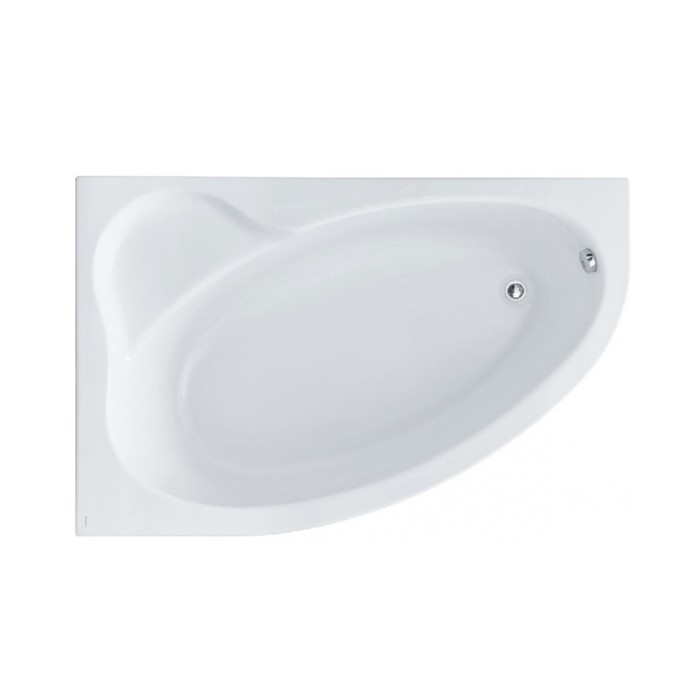 Ванна акриловая Santek «Эдера» 170х100 см, асимметричная левая, белая - фото 296620977