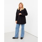 Пиджак женский двубортный MIST plus-size, размер 56, цвет чёрный - Фото 7