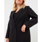 Пиджак женский двубортный MIST plus-size, размер 56, цвет чёрный - Фото 8