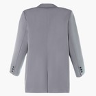 Пиджак женский двубортный MIST plus-size, размер 56, цвет серо-голубой 7338264 - фото 9442118