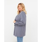 Пиджак женский двубортный MIST plus-size, размер 56, цвет серо-голубой 7338264 - фото 9442110