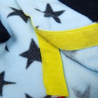 Кофта с капюшоном "Звездопад", флис, размер XS (ДС 28, ОШ 30, ОГ 39 см), голубое - Фото 5