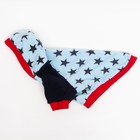 Кофта с капюшоном "Звездопад", флис, размер M (ДС 36, ОШ 36, ОГ 47 см), голубое - Фото 1