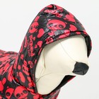 Курточка для собак "Пятнашки", размер 1 (ДС 17, ОШ 20, ОГ 27 см), красная - Фото 5
