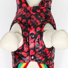 Курточка для собак "Пятнашки", размер 2 (ДС 23,ОШ 26, ОГ 33 см), красная - фото 37313081