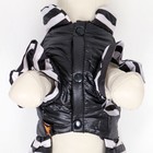 Курточка для собак с воланами, размер 2 (ДС 23,ОШ 26, ОГ 33 см), чёрная - Фото 6