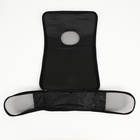 Сумка-переноска каркасная «Лапки Happy», размер М, 40×21×27 см, чёрная - Фото 8