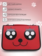 Сумка - переноска для животных «Весёлый жук», размер M, 45×21×27 см, красная - Фото 3