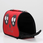 Сумка - переноска для животных «Весёлый жук», размер M, 45×21×27 см, красная - Фото 8