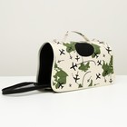 Сумка - переноска для животных «Самолеты», белая, размер S, 37.5×17×22 см - Фото 2