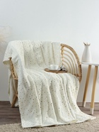 Плед «Этель. Золотые звезды», 180×200 см, корал-флис, белый - Фото 4