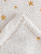 Плед «Этель. Золотые звезды», 180×200 см, корал-флис, белый - Фото 6