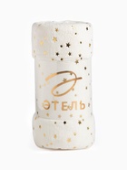 Плед «Этель. Золотые звезды», 180×200 см, корал-флис, белый - Фото 7