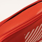 Набор косметичек 2 в 1 на молниях, цвет красный - Фото 4