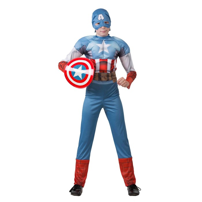 Карнавальный костюм «Капитан Америка» (Звёздный маскарад), рост 140 см - Фото 1