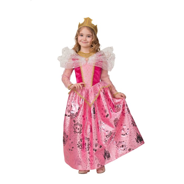 Карнавальный костюм «Принцесса Аврора», рост 110 см - Фото 1