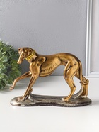 Фигура полистоун «Борзая», под бронзу с серебром, 25×17 см - Фото 5