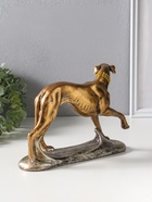 Фигура полистоун «Борзая», под бронзу с серебром, 25×17 см - Фото 7