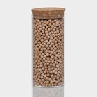 Банка для хранения сыпучих «Классика», 800 мл, 8.5×19 см, с пробковой крышкой, стекло - Фото 1