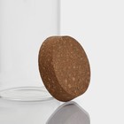 Банка для хранения сыпучих «Классика», 800 мл, 8.5×19 см, с пробковой крышкой, стекло - Фото 7