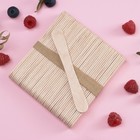 Набор палочек для мороженого, 11.4×1-1.3 см, 50 шт., дерево - Фото 2