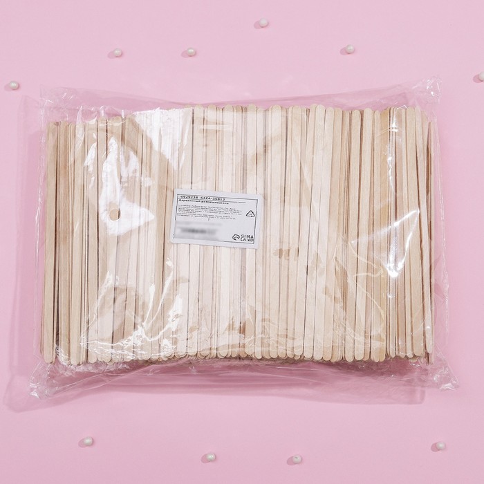 Палочки деревянные Доляна, 13,5×0,5 см, 1000 шт - фото 1885249252