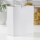 Кувшин для воды стеклянный мерный с бамбуковой крышкой «Эко», 1 л, 9×22.5 см - Фото 3