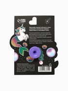 Массажер спонж для умывания, на подложке «Утро начинается не с кофе», 6.5×5 см - Фото 7