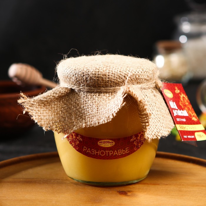Мёд алтайский Разнотравье, 750 г - Фото 1
