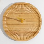 Блюдо для подачи «Древо», d=24,5 см, бамбук - фото 9242303