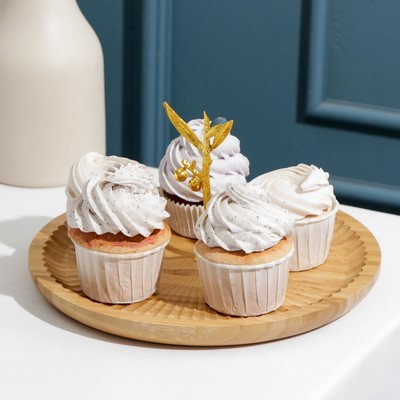 Блюдо для подачи «Древо», d=24.5 см, бамбук