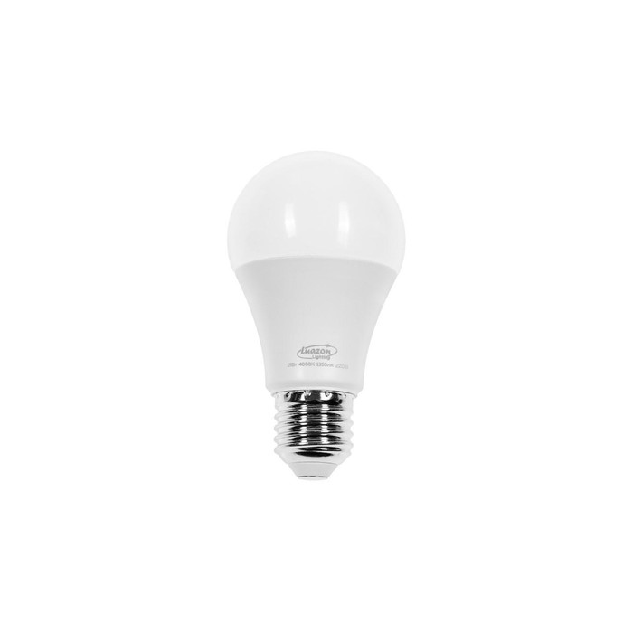 Лампа cветодиодная Luazon Lighting, A60, 15 Вт, E27, 1350 Лм, 4000 К, дневной свет - Фото 1