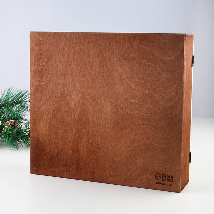 Подарочный набор с родословной книгой и пером в шкатулке «Сказочного Нового года», 26 х 8 х 27 см 7316364