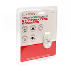 Отпугиватель насекомых Luazon LUNIG-02, ультразвуковой, 3 м2, питание CR-2032, белый - Фото 4