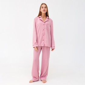 Пижама женская MINAKU: Light touch цвет розовый, р-р 54
