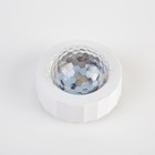 Световой прибор «Мини диско-шар» 8 см, автоматическая смена цвета, свечение RGB, 5 В - фото 6491961
