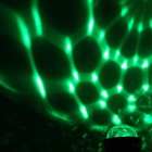 Световой прибор «Мини диско-шар» 8 см, реакция на звук, свечение RGB, 5 В - фото 6491990