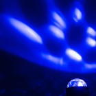 Световой прибор «Мини диско-шар» 8 см, реакция на звук, свечение RGB, 5 В - фото 6491979