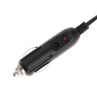 Накидка с подогревом TORSO, 12 В, регулятор, провод 120 см, велюр, черный - Фото 7