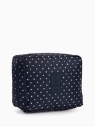 Косметичка-органайзер дорожная на молнии, с карманами, в мелкий горох, тёмно-синяя - Фото 4